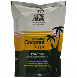 Pure & Sure Organic Coconut Sugar   Pack  500 grams